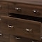 Baxton Studio Disa Mid-Century Modern Walnut Brown Finished 6-Drawer Dresser 142-8006 - alternate 6